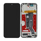 Honor 400 - LCD Kijelző + Érintőüveg + Keret (Meteor Silver) - 0235APNS Genuine Service Pack