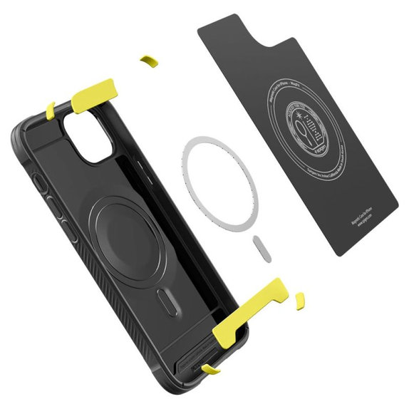 Spigen - Tok Rugged Armor MagSafe iPhone 14, Matte Black