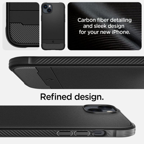 Spigen - Tok Rugged Armor MagSafe iPhone 14, Matte Black