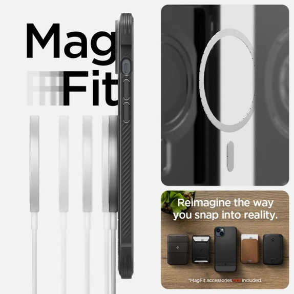 Spigen - Tok Rugged Armor MagSafe iPhone 14, Matte Black