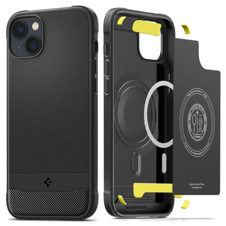 Spigen - Tok Rugged Armor MagSafe iPhone 14, Matte Black