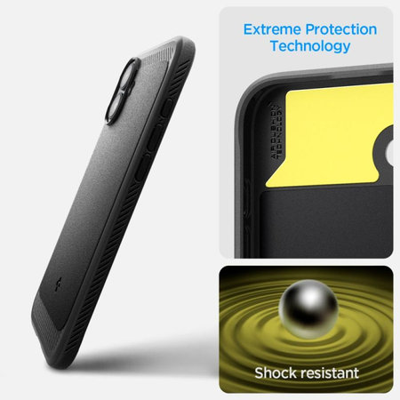 Spigen - Tok Rugged Armor MagSafe iPhone 16, Matte Black