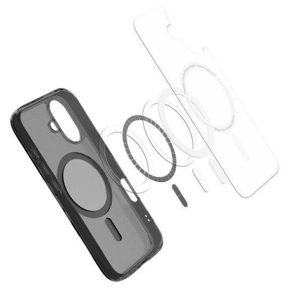 Spigen - Tok Ultra Hybrid "T" MagSafe iPhone 16, Frost Black