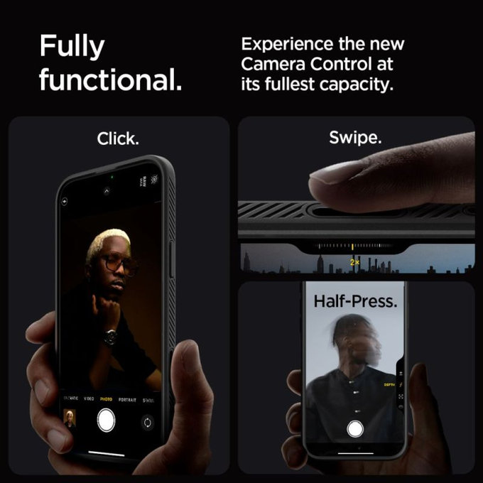 Spigen - Tok Liquid Air "T" MagSafe iPhone 16 Pro Max, Matte Black