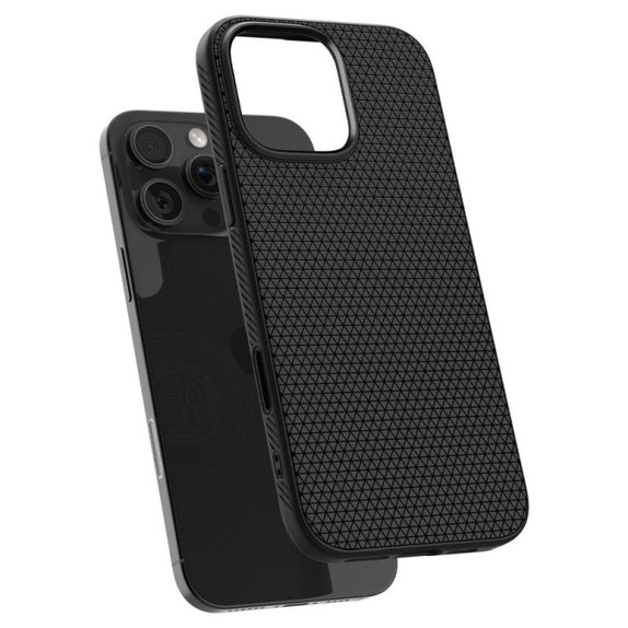 Spigen - Tok Liquid Air "T" MagSafe iPhone 16 Pro, Matte Black