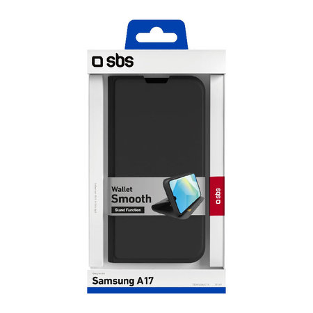 SBS - Tok Book Wallet Smooth - Samsung Galaxy A17 5G, fekete