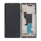 Motorola Edge 50 Fusion - LCD Kijelző + Érintőüveg + Keret (Forest Blue) TFT