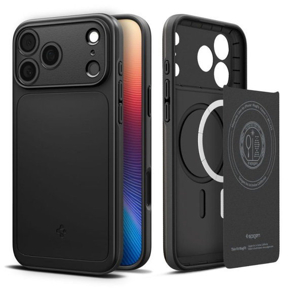 Spigen - Thin Fit MagSafe tok iPhone 17 Pro Max, fekete