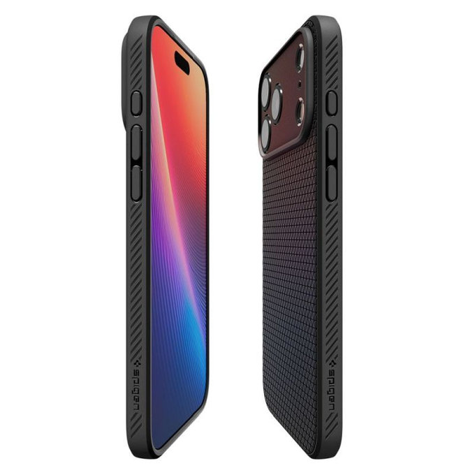 Spigen - Liquid Air tok iPhone 17 Pro, Matte Black