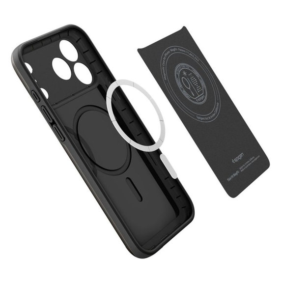 Spigen - Thin Fit MagSafe tok iPhone 17 Pro, fekete