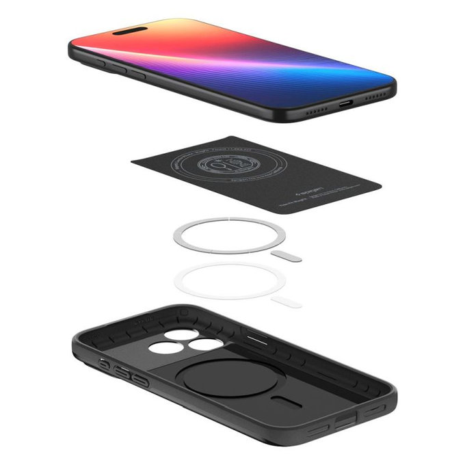 Spigen - Thin Fit MagSafe tok iPhone 17 Pro, fekete
