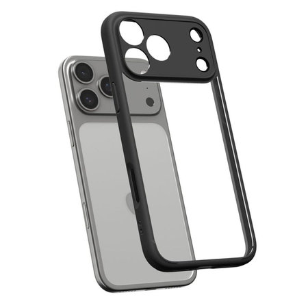 Spigen - Ultra Hybrid tok iPhone 17 Pro, Matte Black