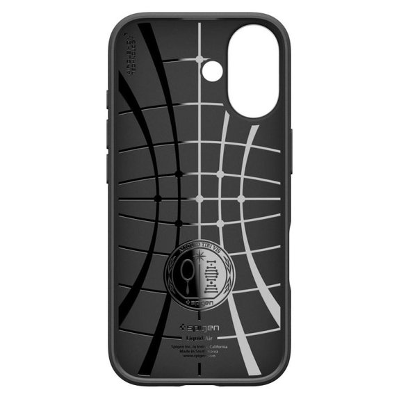 Spigen - Liquid Air tok iPhone 17, Matte Black