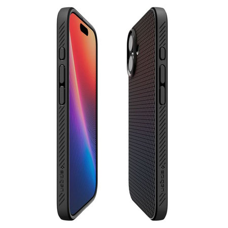 Spigen - Liquid Air tok iPhone 17, Matte Black