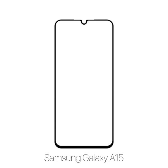 FixPremium FullCover Glass - Edzett üveg - Samsung Galaxy A15