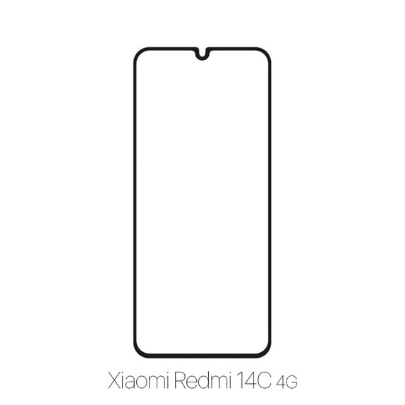 FixPremium FullCover Glass - Edzett üveg - Xiaomi Redmi 14C 4G