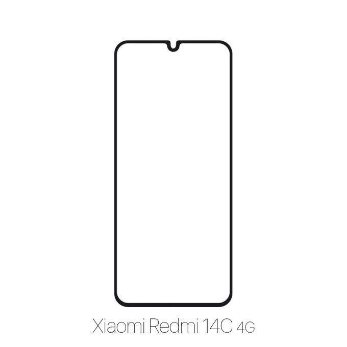 FixPremium FullCover Glass - Edzett üveg - Xiaomi Redmi 14C 4G