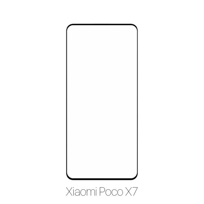 FixPremium FullCover Glass - Edzett üveg - Xiaomi Poco X7