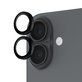 Objektívlencse védő Hoops iPhone 17/16 Plus/16, fekete, PanzerGlass