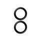 Objektívlencse védő Hoops iPhone 17/16 Plus/16, fekete, PanzerGlass