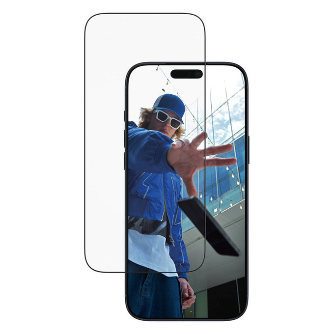 UWF edzett üveg applikátorral iPhone 17 Pro Max, Fekete, PanzerGlass