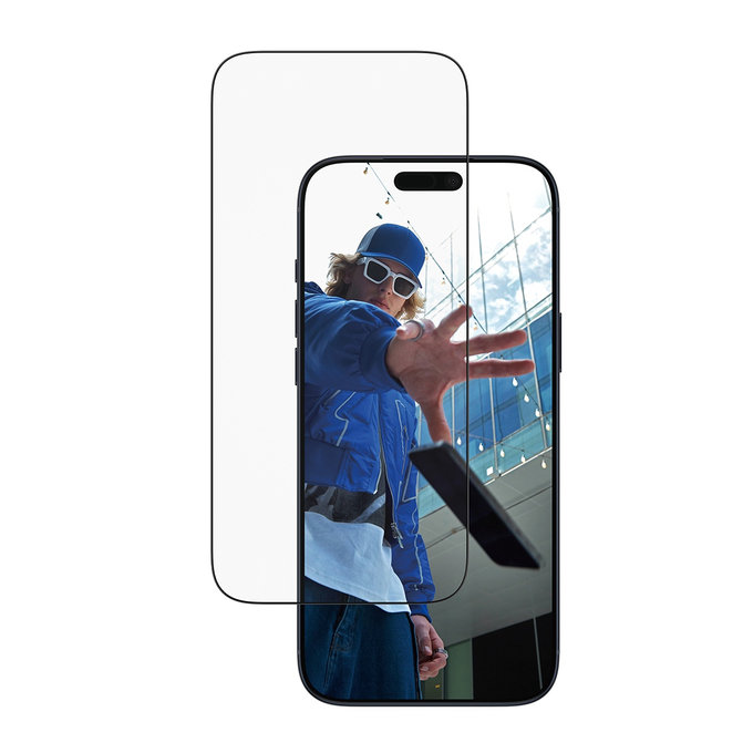 UWF edzett üveg applikátorral iPhone 17 Pro Max, Fekete, PanzerGlass