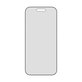 PanzerGlass - UWF 2-Way Privacy edzett üveg aplikátorral iPhone 17 Air, fekete