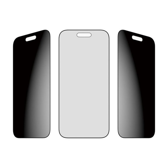 PanzerGlass - UWF 2-Way Privacy edzett üveg aplikátorral iPhone 17 Air, fekete