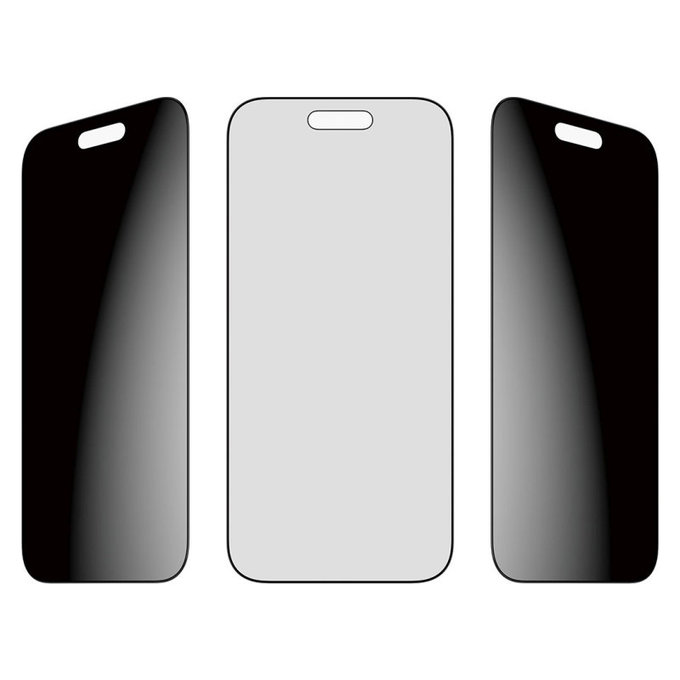 Edzett üveg UWF 2-Way Privacy applikátorral iPhone 17 Air készülékhez, Fekete, PanzerGlass