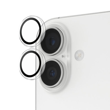 PanzerGlass - Kameralencse Védőburkolat Hoops iPhone 16, 16 Plus, 17, átlátszó