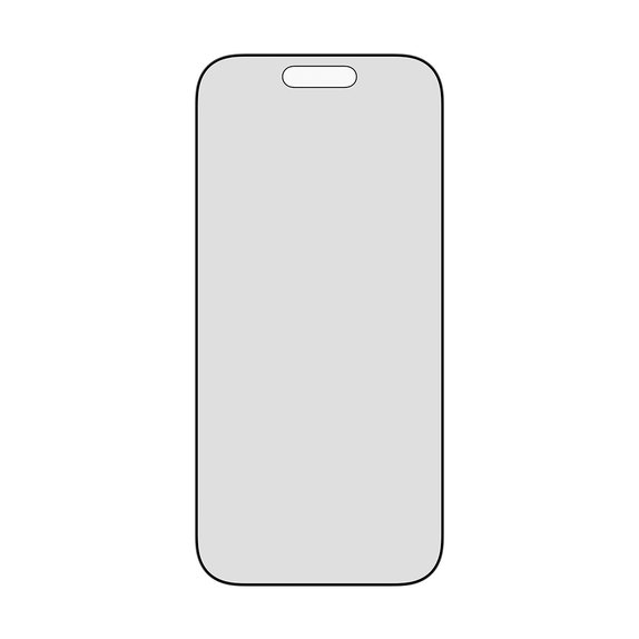 UWF 2-Way Privacy edzett üveg Fastfit applikátorral iPhone 17/16 Pro készülékhez, Fekete, PanzerGlass