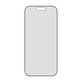 UWF 2-Way Privacy edzett üveg Fastfit applikátorral iPhone 17/16 Pro készülékhez, Fekete, PanzerGlass