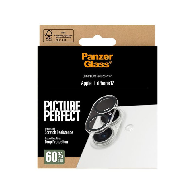 PanzerGlass - Objektívlencse védő PicturePerfect iPhone 17, átlátszó
