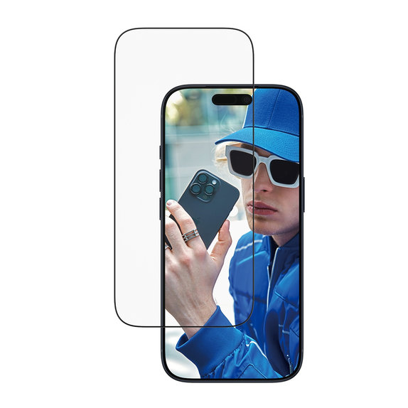 UWF edzett üveg applikátorral iPhone 17 Pro, Fekete, PanzerGlass