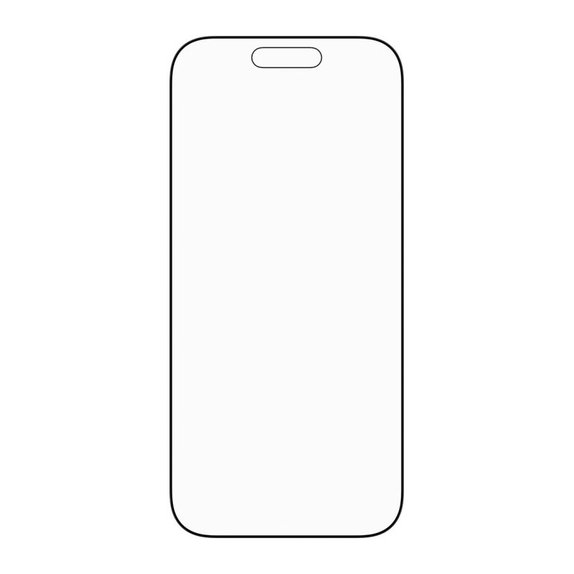 Edzett üveg UWF Stealth Fastfit rendszerrel iPhone 17/16 Pro készülékhez, Fekete, PanzerGlass