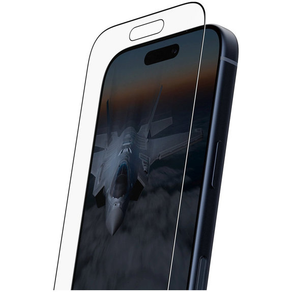 Edzett üveg UWF Stealth Fastfit rendszerrel iPhone 17 Pro készülékhez, Fekete, PanzerGlass