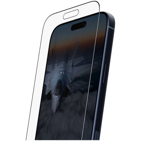 Edzett üveg UWF Stealth Fastfit rendszerrel iPhone 17 Pro Max készülékhez, Fekete, PanzerGlass