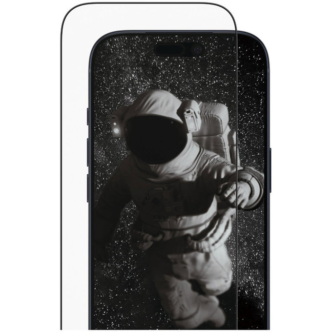 Edzett üveg UWF Ceramic II applikátorral iPhone 17 Pro készülékhez, Fekete, PanzerGlass