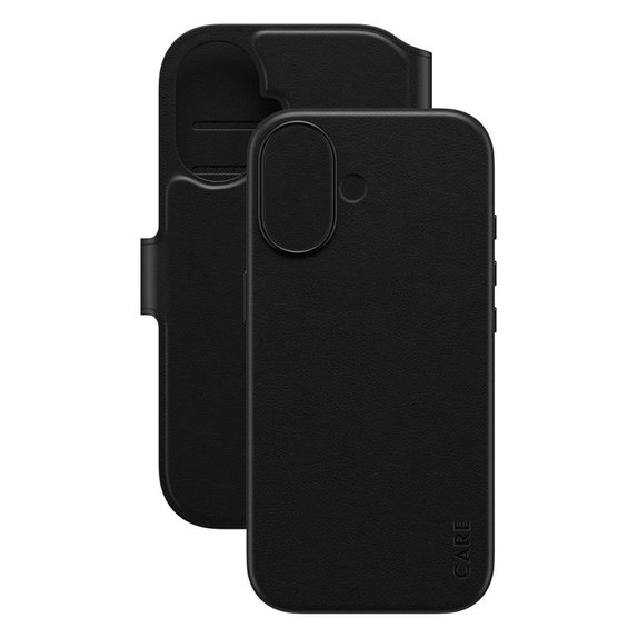 Wallet Tango Two-In-One tok MagSafe támogatással iPhone 17 készülékhez, Fekete, CARE