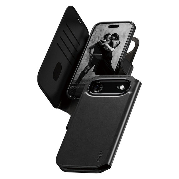 Tok Wallet Tango Two-In-One MagSAFE by PanzerGlass-fel iPhone Air készülékhez, Fekete, PanzerGlass