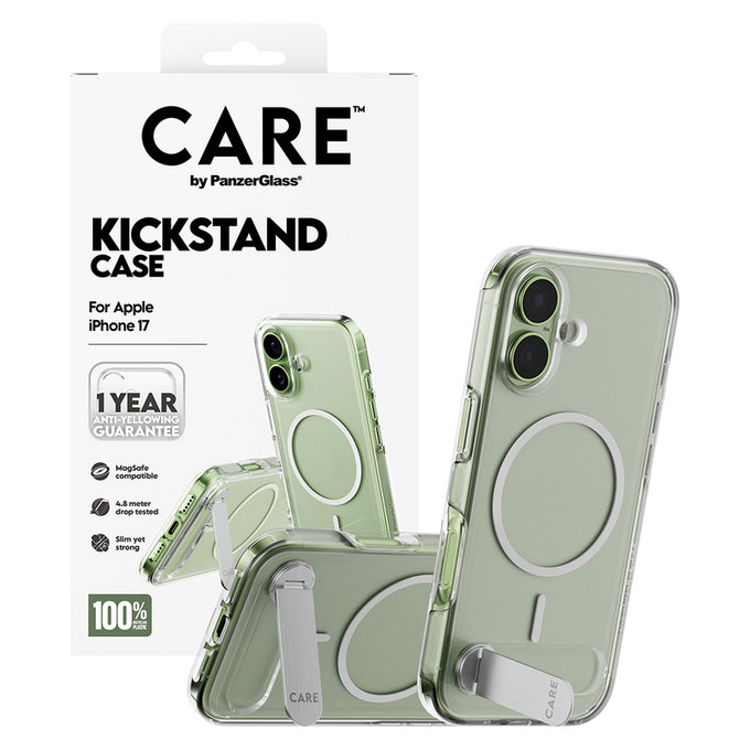 Tok Kickstand iPhone 17 készülékhez, Átlátszó, PanzerGlass