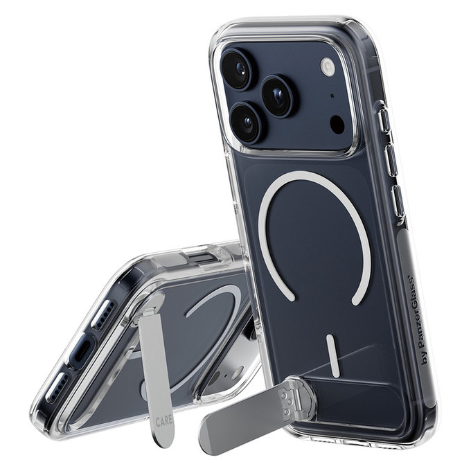 Tok Kickstand iPhone 17 Pro készülékhez, Átlátszó, PanzerGlass