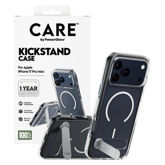 Tok Kickstand - iPhone 17 Pro Max, átlátszó, PanzerGlass