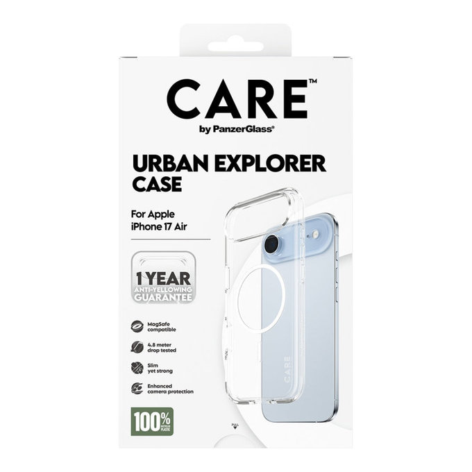 Urban Explorer tok MagSafe támogatással iPhone Air készülékhez, Fehér, CARE