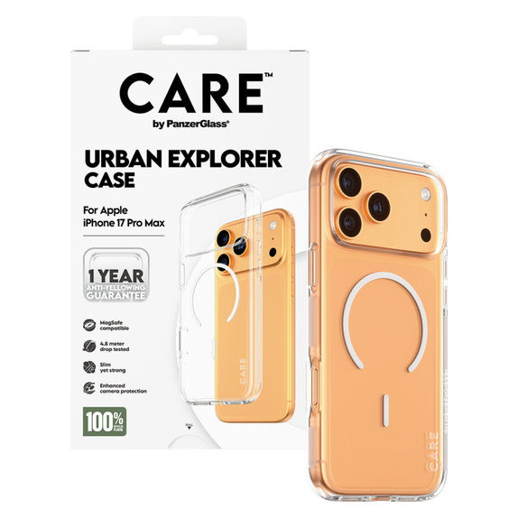Tok Urban Explorer MagSafe-fel - iPhone 17 Pro Max, fehér, PanzerGlass