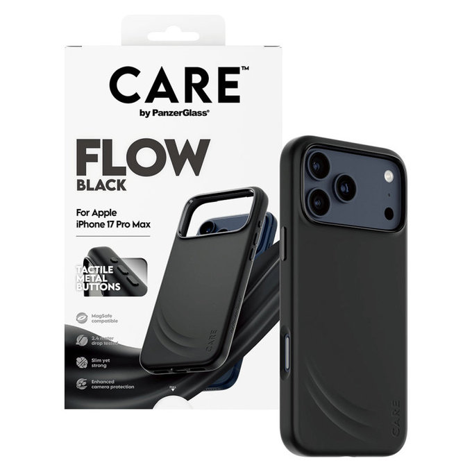 Tok FLOW MagSafe-fel - iPhone 17 Pro Max, fekete, PanzerGlass