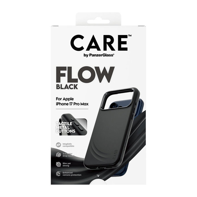 Tok FLOW MagSafe-fel - iPhone 17 Pro Max, fekete, PanzerGlass