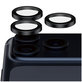 Objektívlencse védő Hoops Ceramic II iPhone 17 Pro Max/17 Pro/16 Pro Max/16 Pro, fekete, PanzerGlass