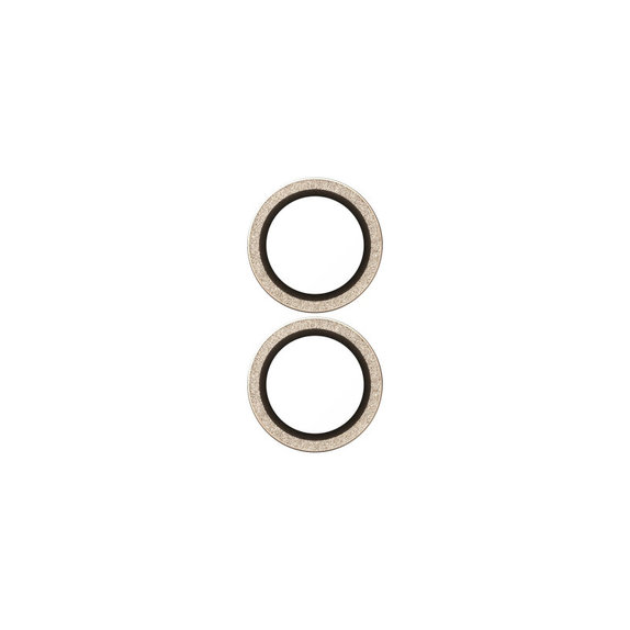 Hoops Kameralencse-védő iPhone 17/16 Plus/16 készülékhez, Glitter Gold, PanzerGlass