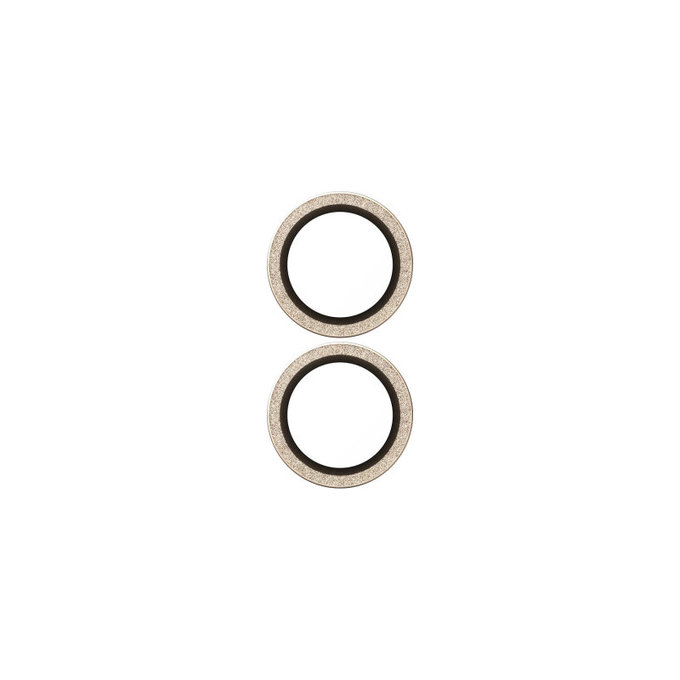 Hoops Kameralencse-védő iPhone 17/16 Plus/16 készülékhez, Glitter Gold, PanzerGlass